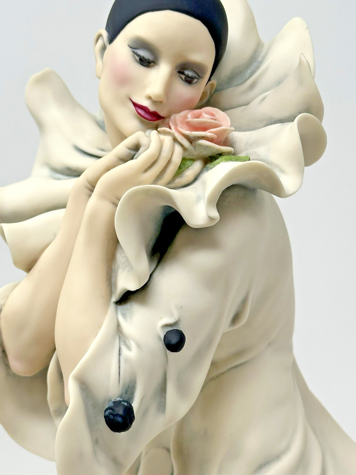 Giuseppe Armani Pierrot & the Rose 1662F Figurine 2001 Signed Italy Florence MIB