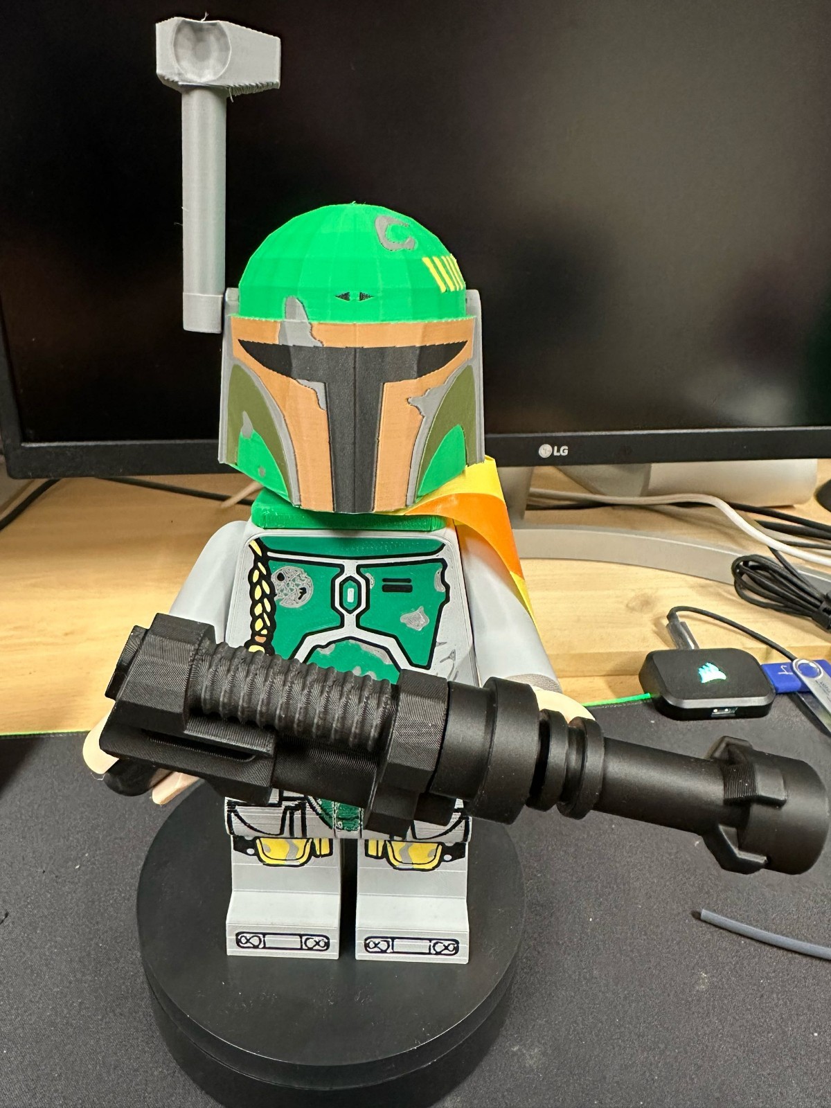 3D Printed – 9in – Star Wars Boba Fett Figurine
