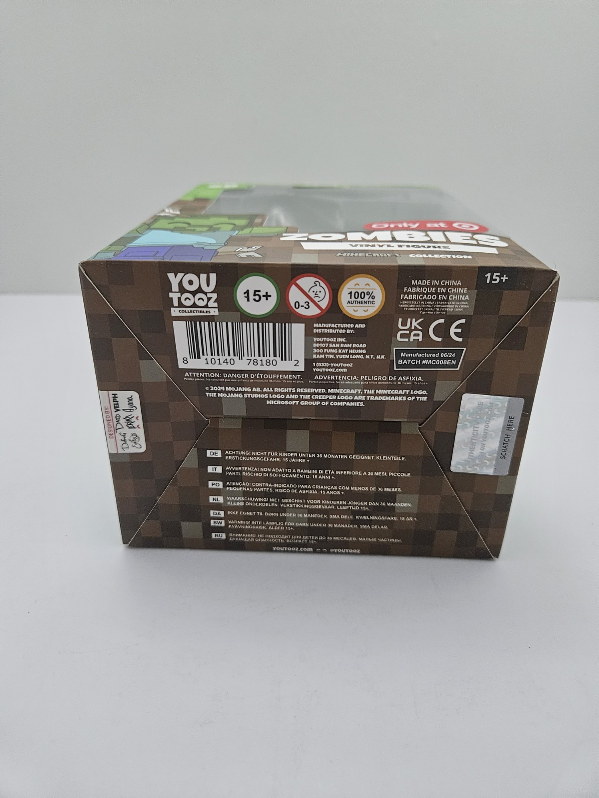 YouTooz Minecraft Bundle Zombies & Enderman 4.7in Vinyl Figures Target Exclusive