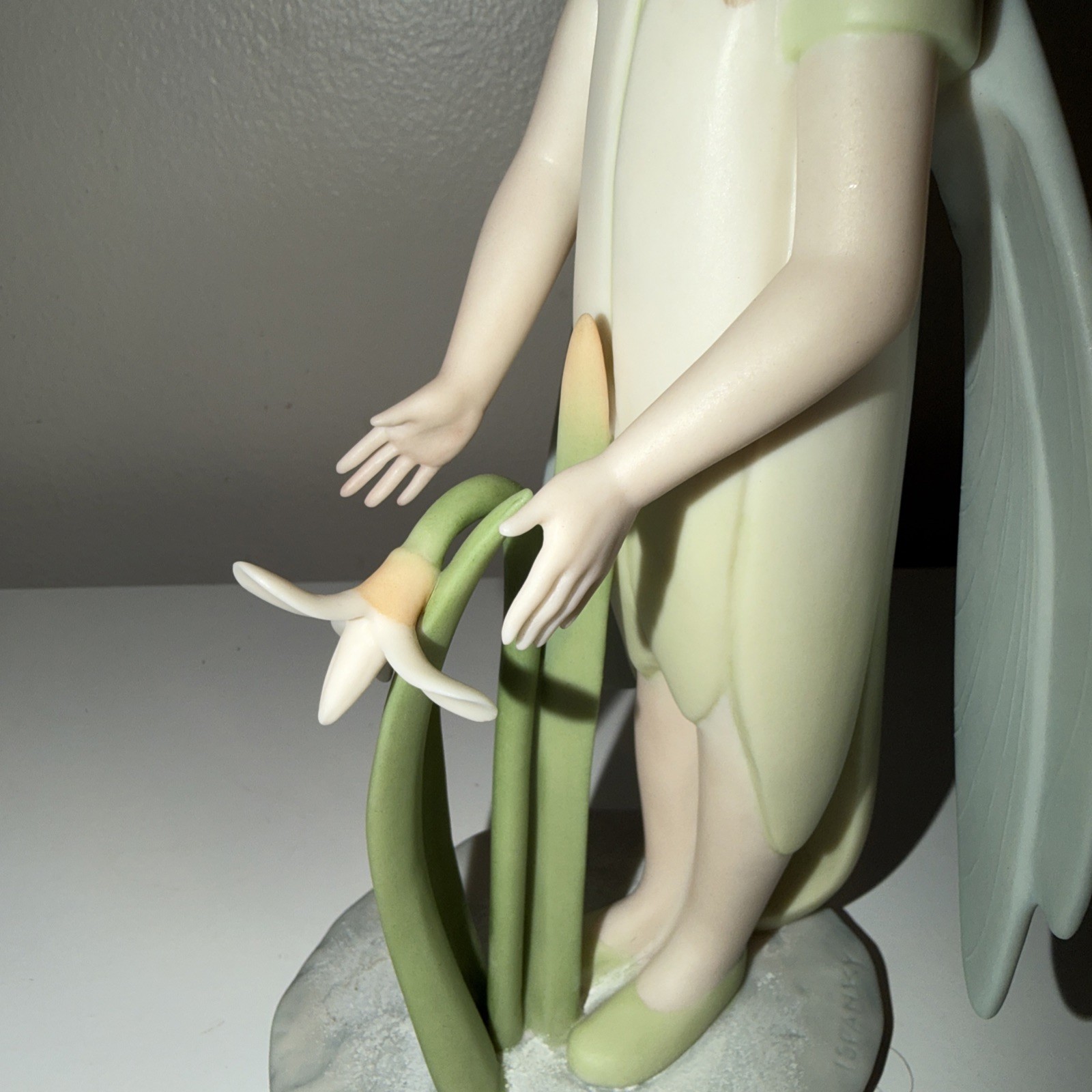 LASZLO ISPANKY 1977 GOEBEL SNOWDROP NYMPH FAIRY FIGURINE LIMITED #48/1000 8.5″