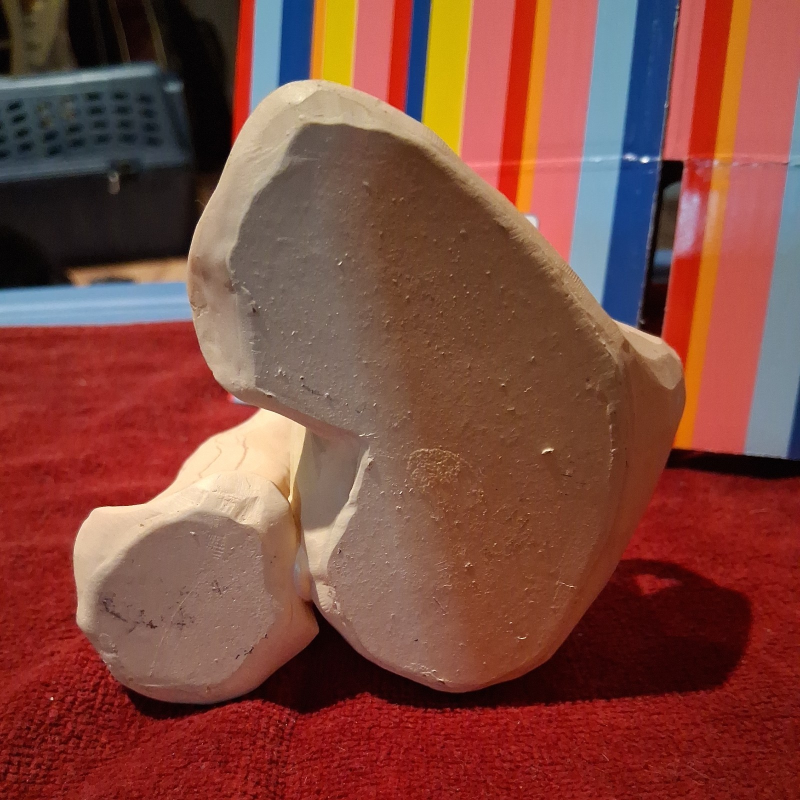 Mother Figurine holding children quietly .medium size..unmarked