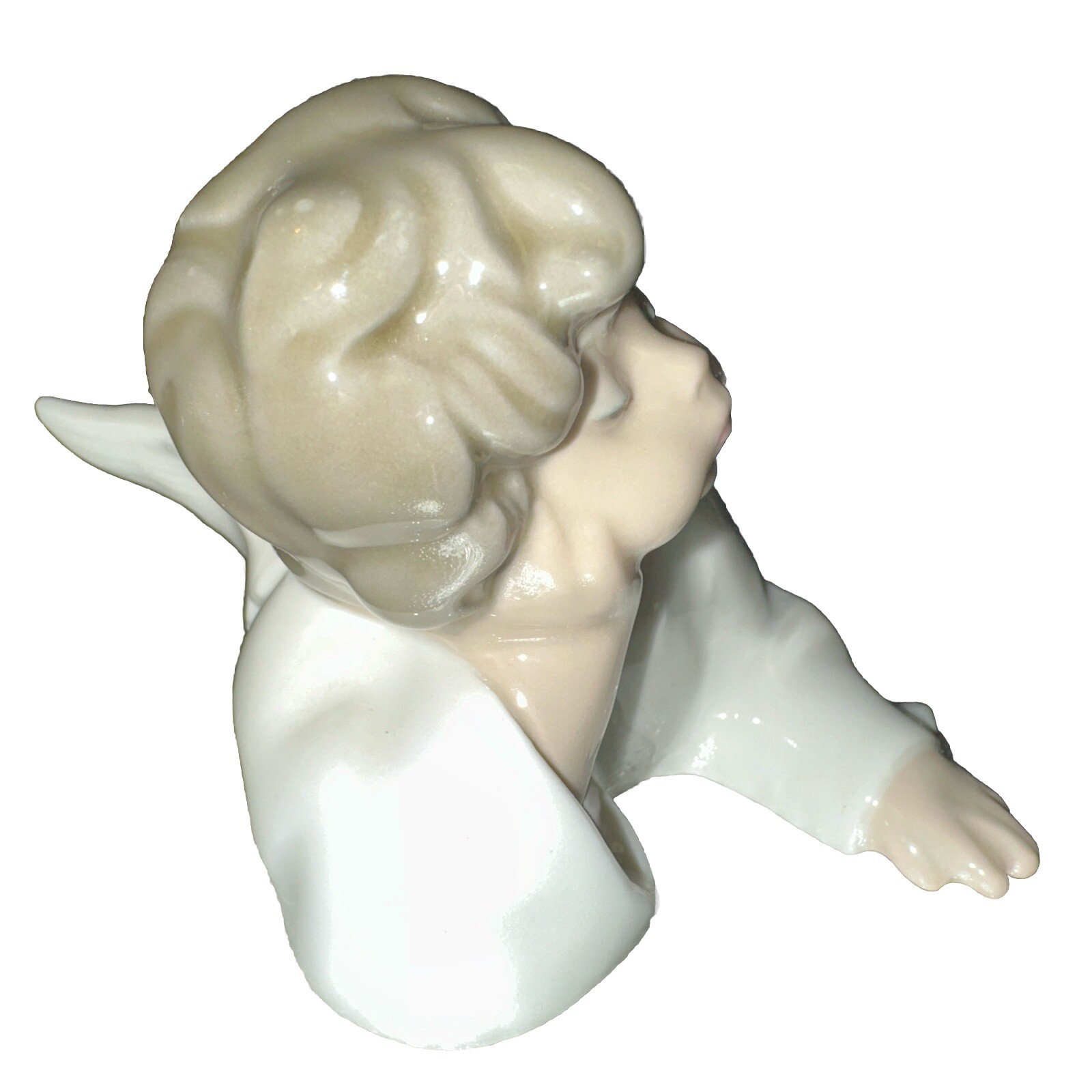 ANGEL LAYING DOWN by Fulgencio Garcia – Lladró #4541 – Retired 2005