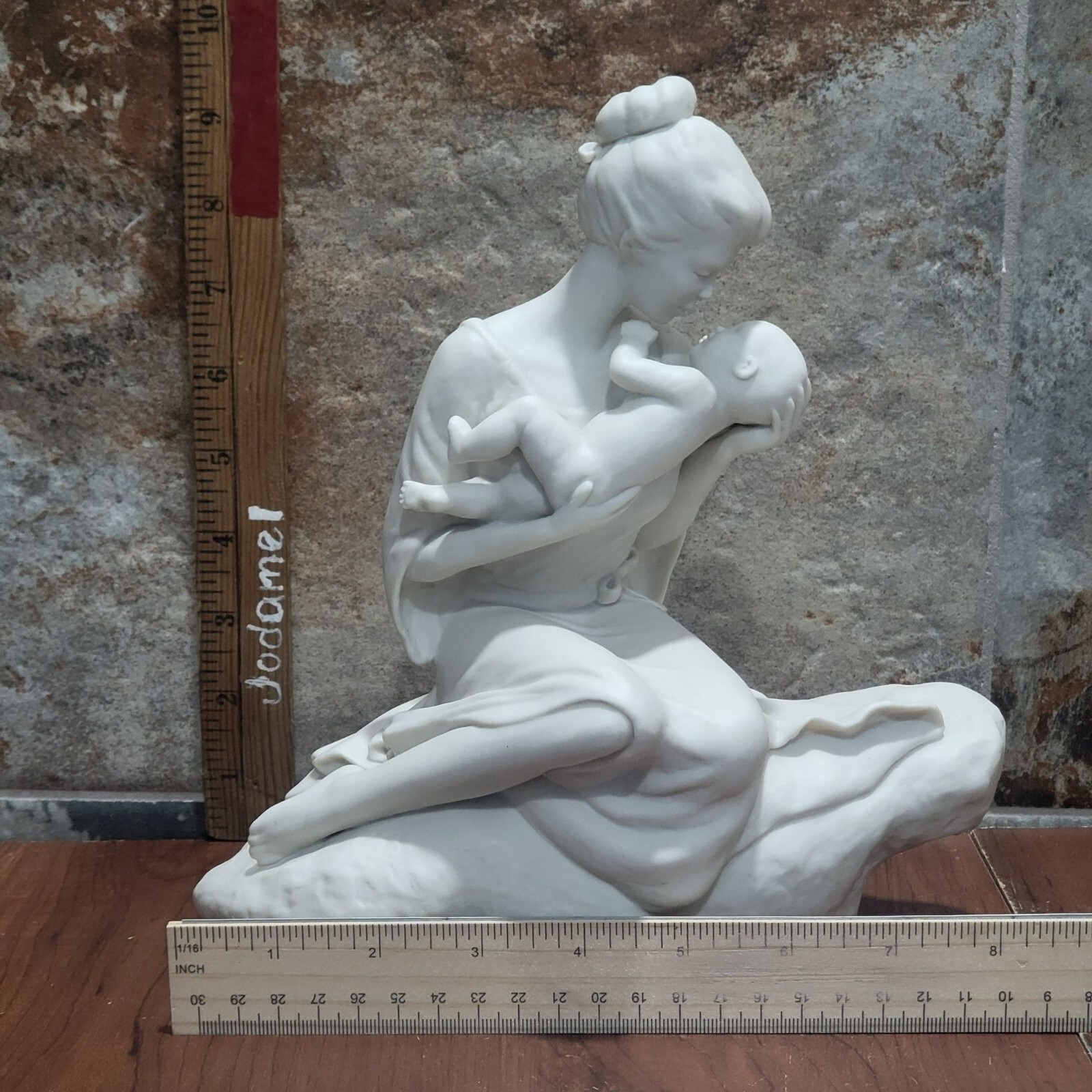 Mother and Child Porcelain Figurine Statue Bob G Wilson Design No 262