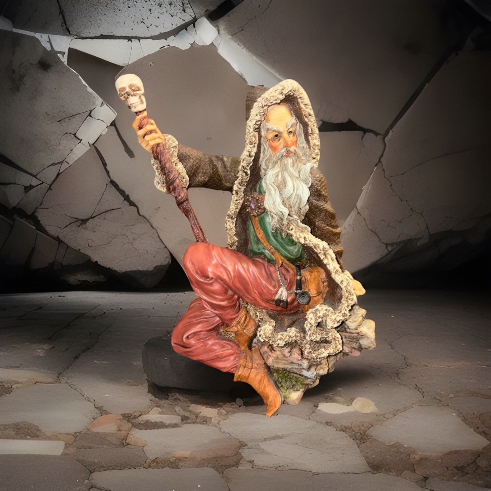 Summit Collection Wizard Statue 11.0” 1998 Sorcerer Myths And Legends Figure