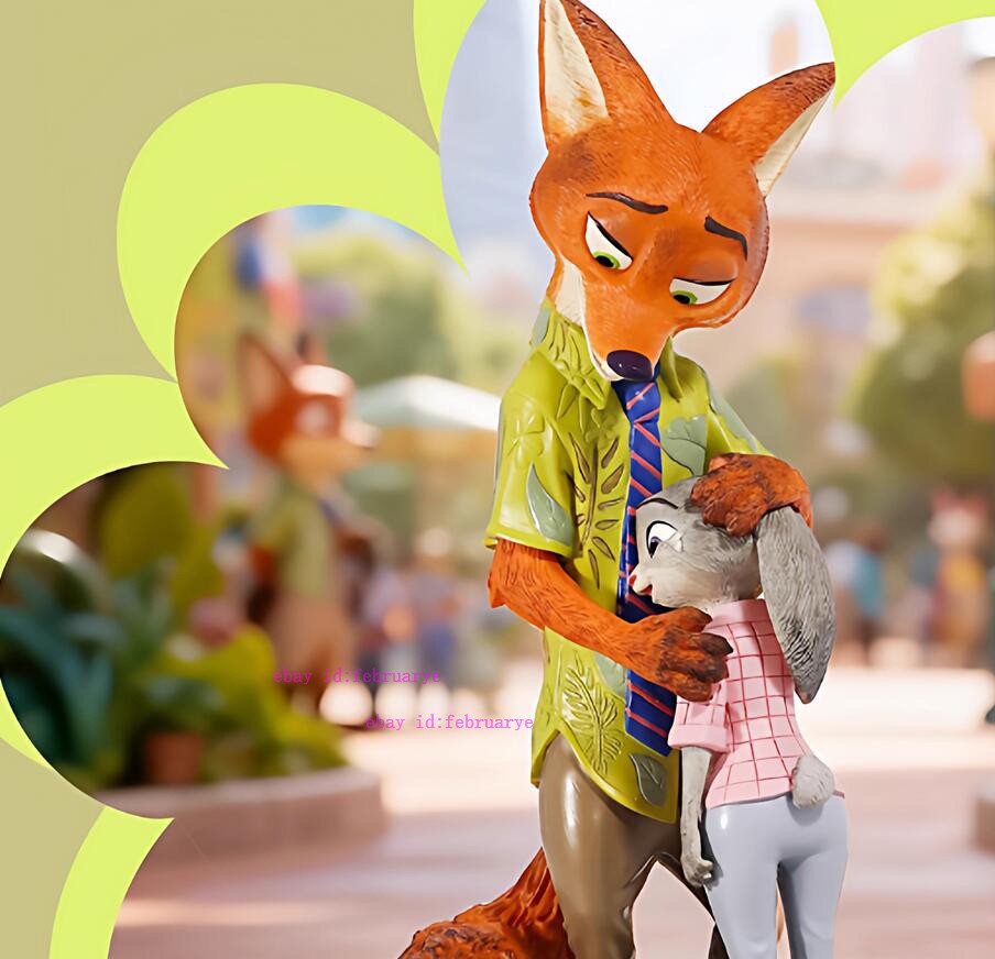 Enesco Toy Zootopia Judy And Nick Comfort Collectible Display Statue In Stock