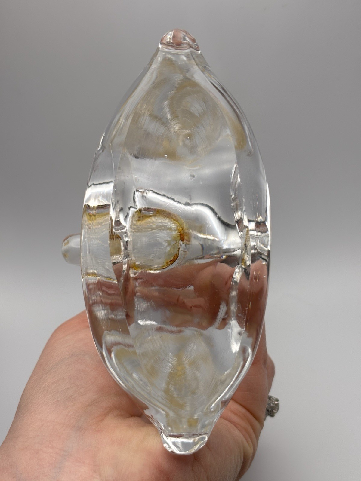 Murano Glass Holy Family Baby Jesus Christmas Nativity Gold Polveri REPAIRED