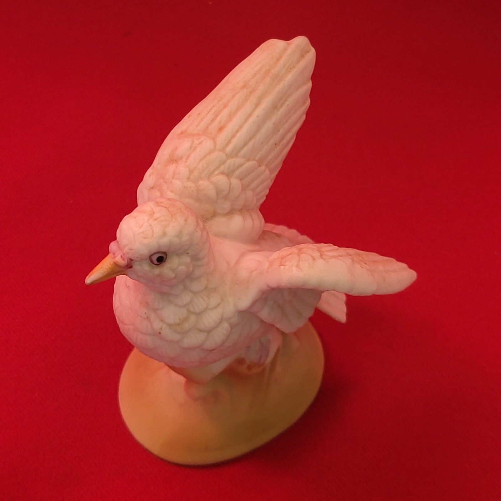 VTG Norleans Korea Bisque White Dove Bird Figurine Decor
