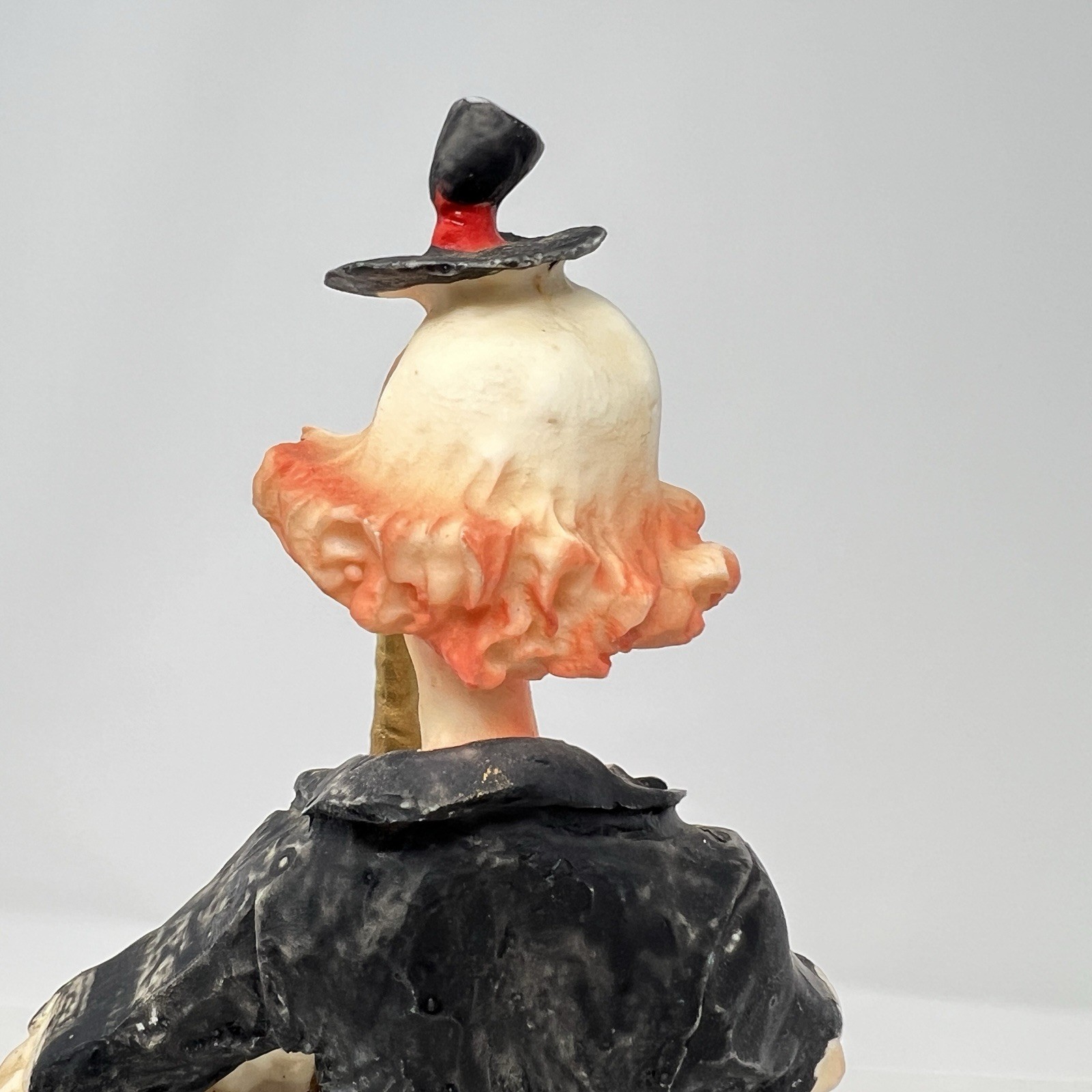 Vintage Pucci Or R. Ferolanza Style Hobo Clown Figurine Playing Saxophone 11.5”