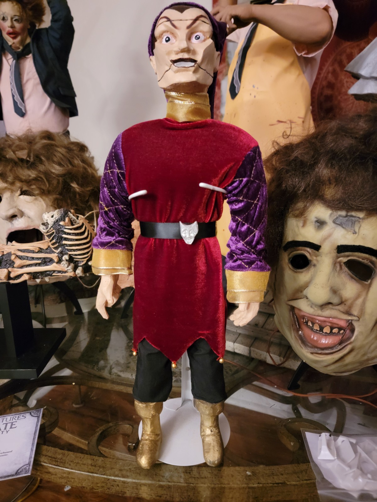 Full Moon Puppet Master Original Series Jester Replica w/ signed COA