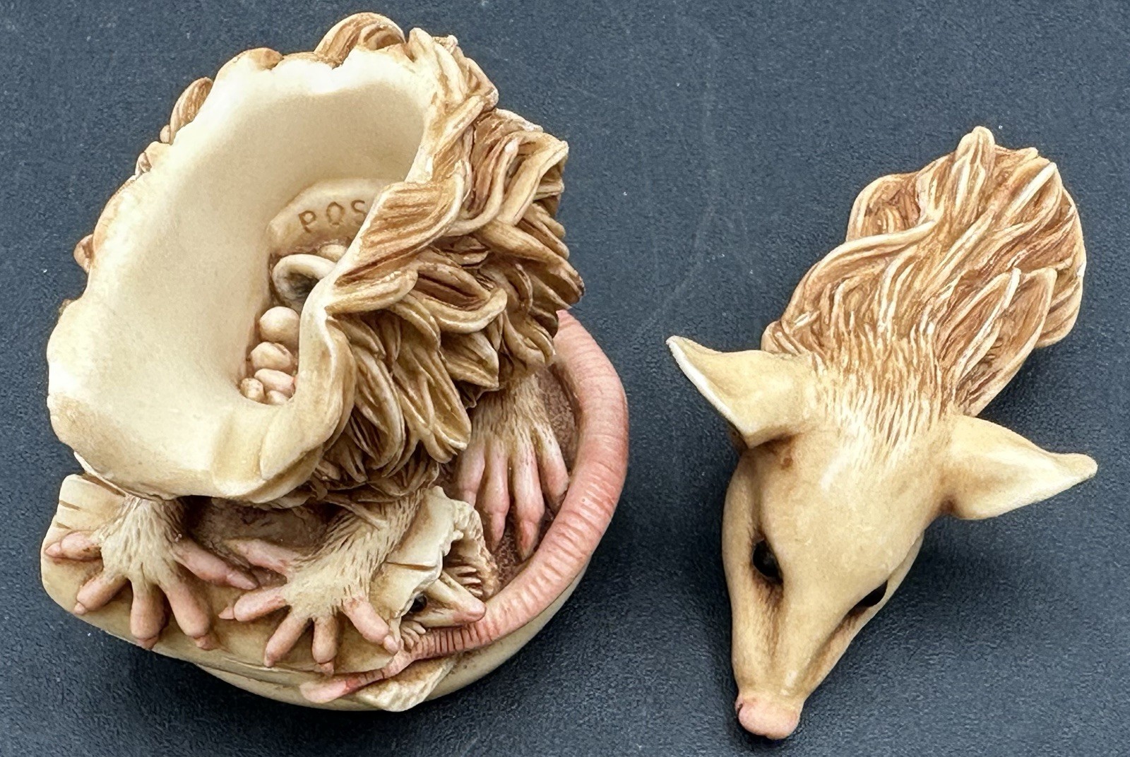 Harmony Kingdom SIGNED Night Shift Opossum Figurine Trinket Box TJOP 2001