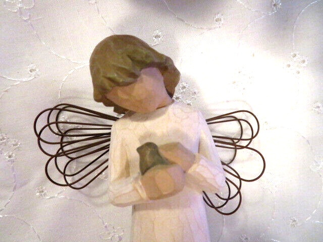Susan Lordi-ANGEL OF HEARING-“For those that give Comfort”-Vtg-1999-Willow Tree-