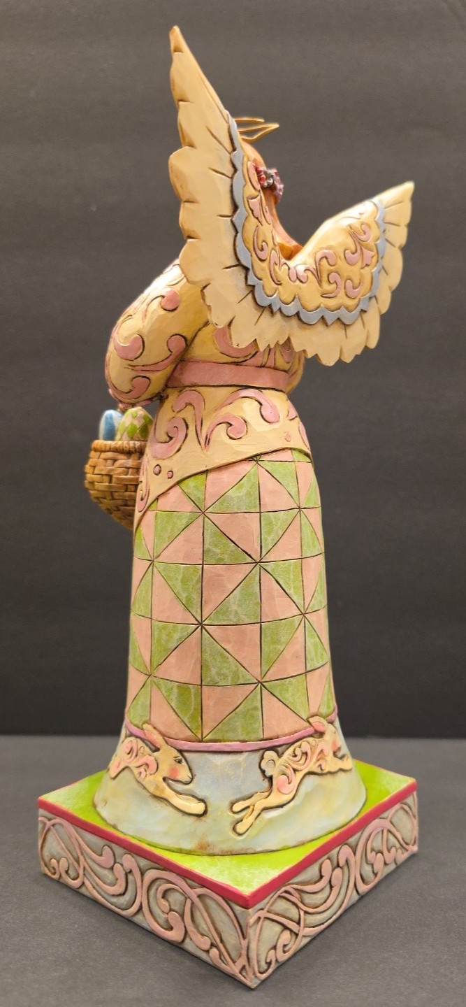 Jim Shore 2010 IN THE JOYFUL SPIRIT OF EASTER Easter Angel w/Eggs Basket 4020611