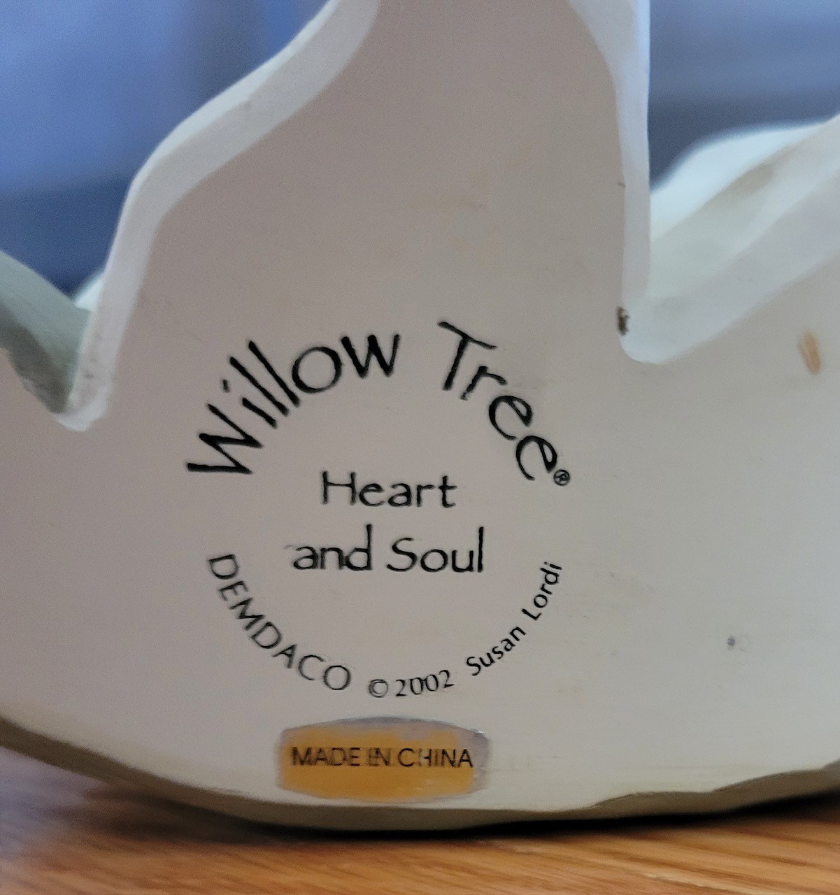 *FREE SHIPPING* Susan Lordi Willow Tree Heart and Soul 4” Figurine 2002