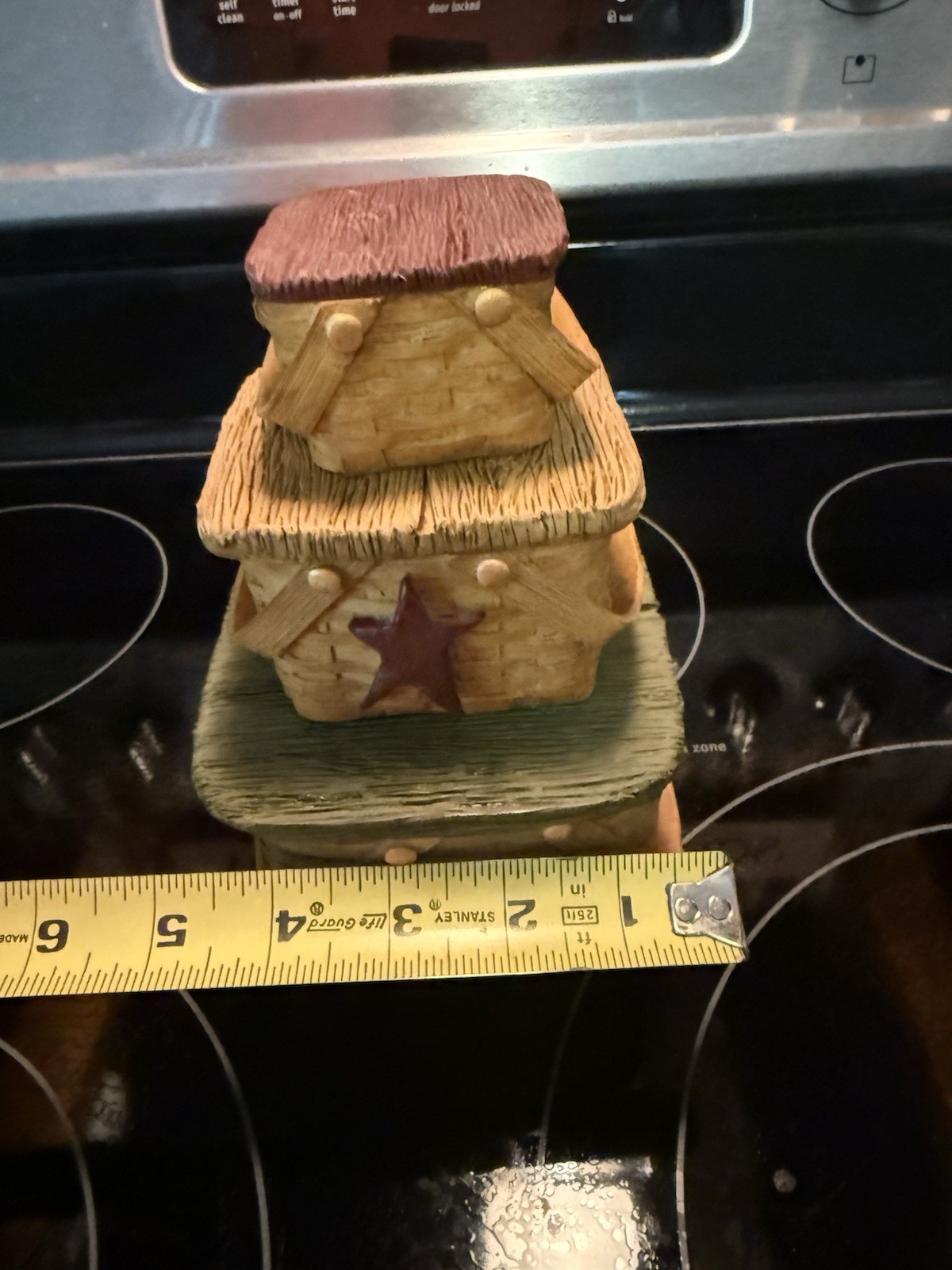 Blossom Bucket Suzi Skoglund Longaberger Like Cake Basket Stack Primitive Resin