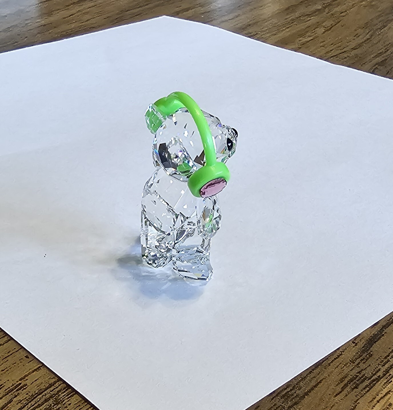 🎵 Swarovski Crystal 2022 L.E., “Just Dance” Kris Bear Figurine, Headphones, NIB