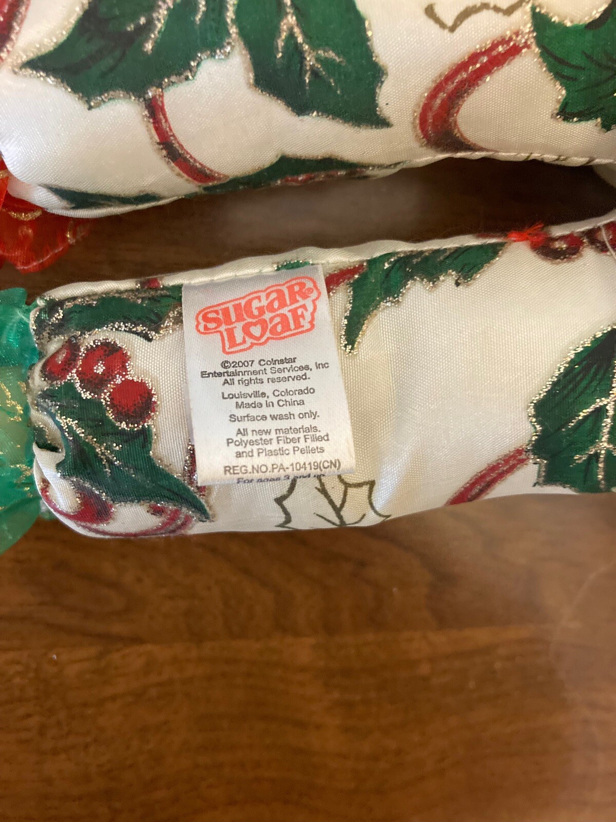 Sugar Loaf Classiques 2007 17″ Plush Christmas Poinsettia Harlequin Jester Clown