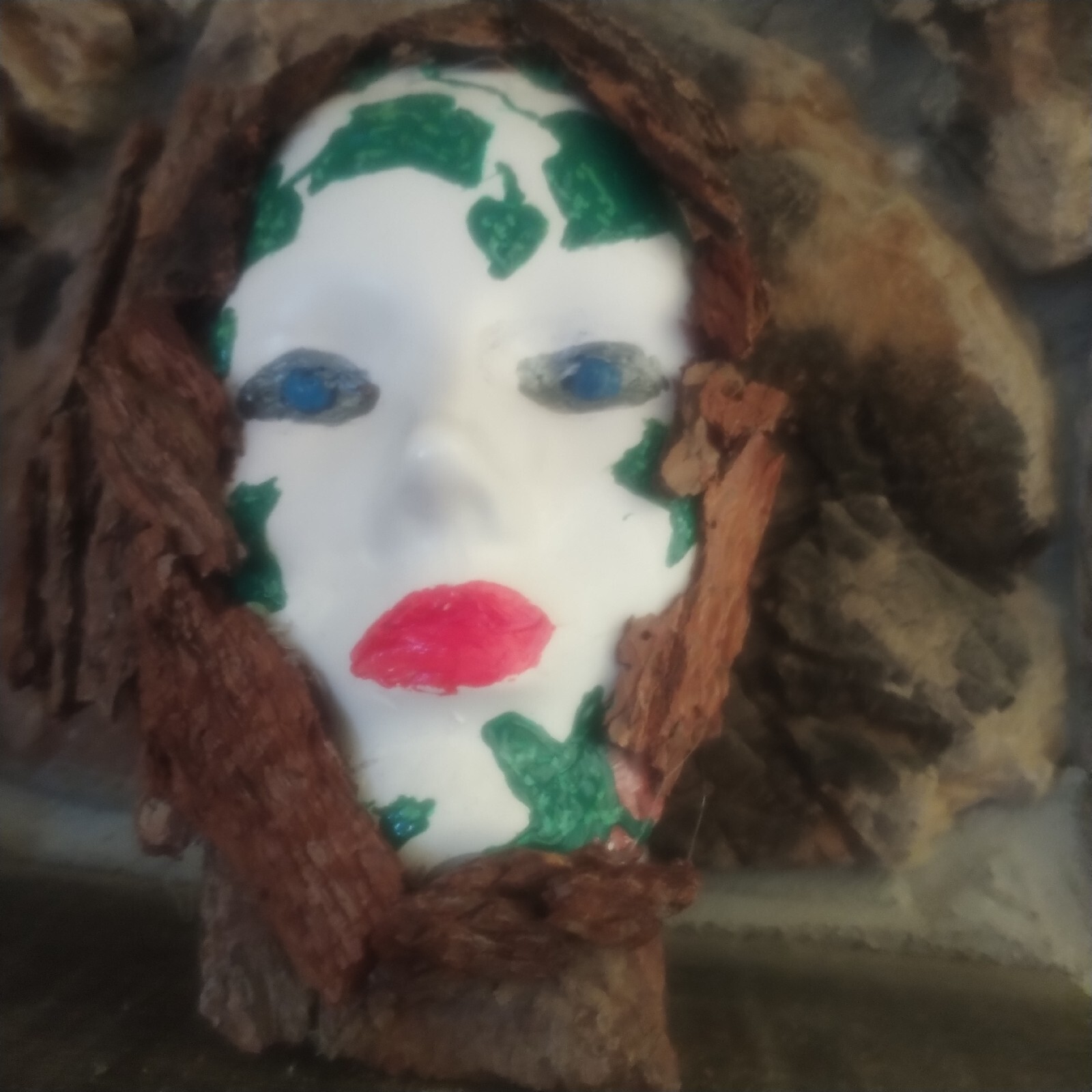 Debut Creation Of Christina N Brooks “Face In The Woods” Sculpture