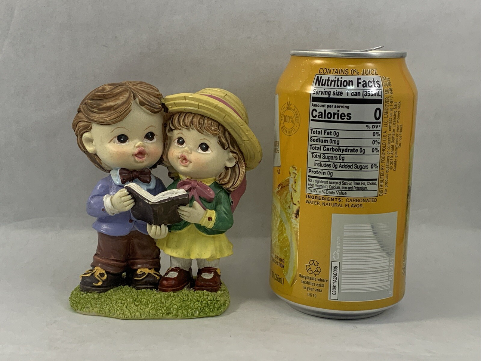 Tender Times Singing Girl & Boy Figurine 4 Inch Vintage Choir Children Cute