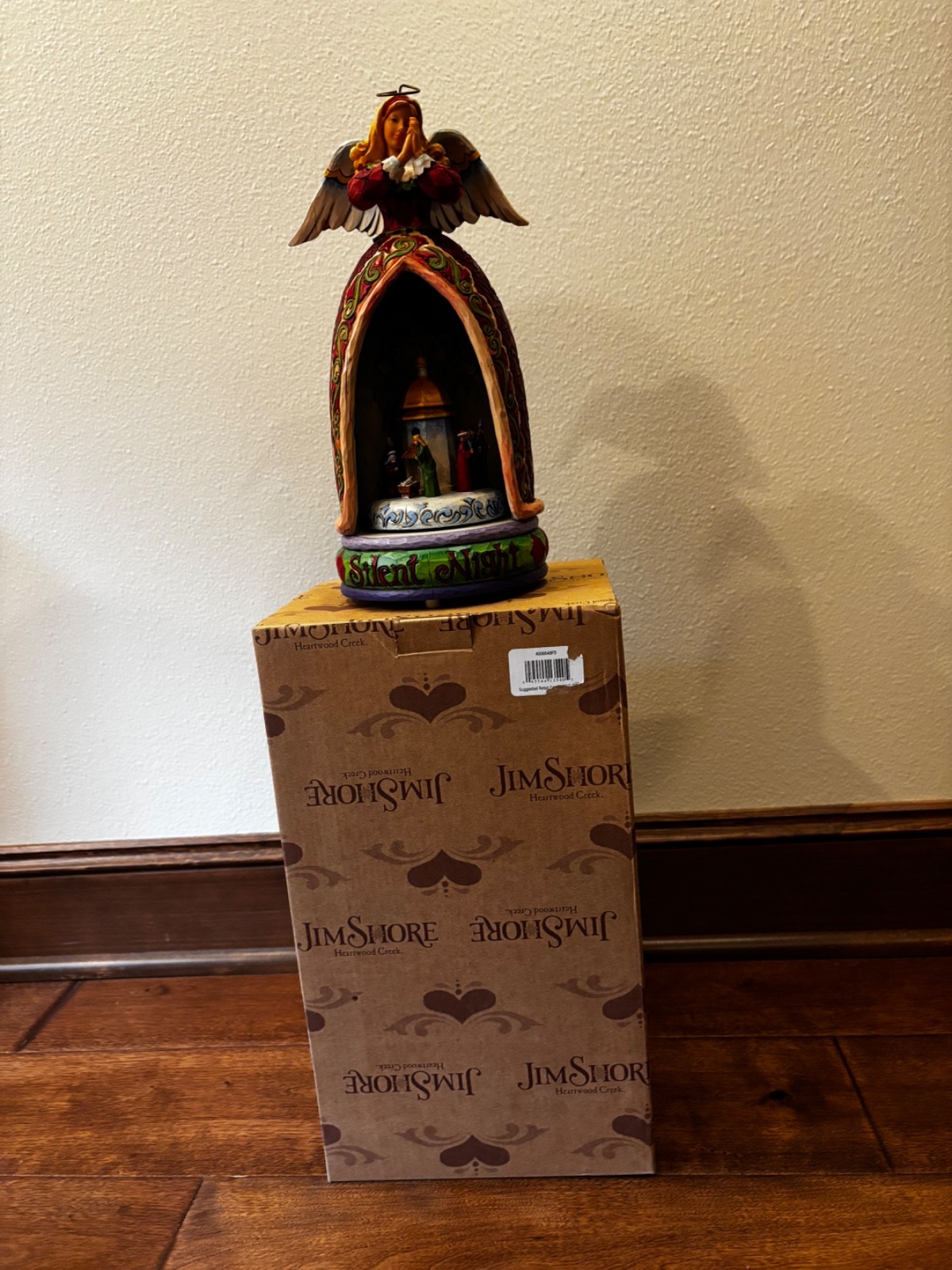 Jim Shore Silent Night Angel Nativity Scene 4006648 Musical