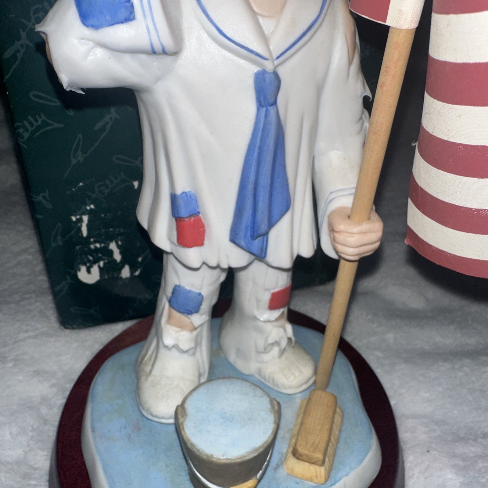 Emmett Kelly Jr Seaman 1st Class WWII 50th Anniversary Figurine 9995 w/ Box