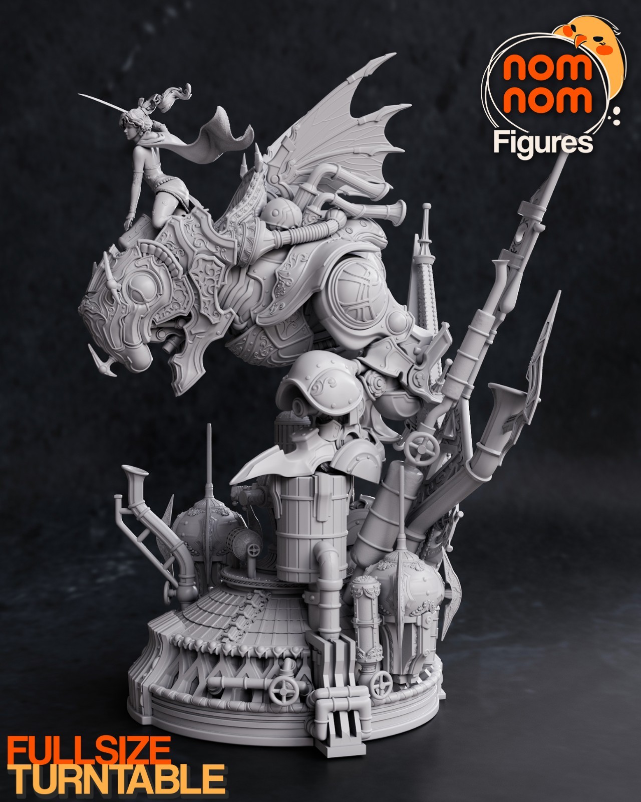 Terra Branford – Magitek | Final Fantasy VI | UNPAINTED | 1/10 Scale Resin Kit