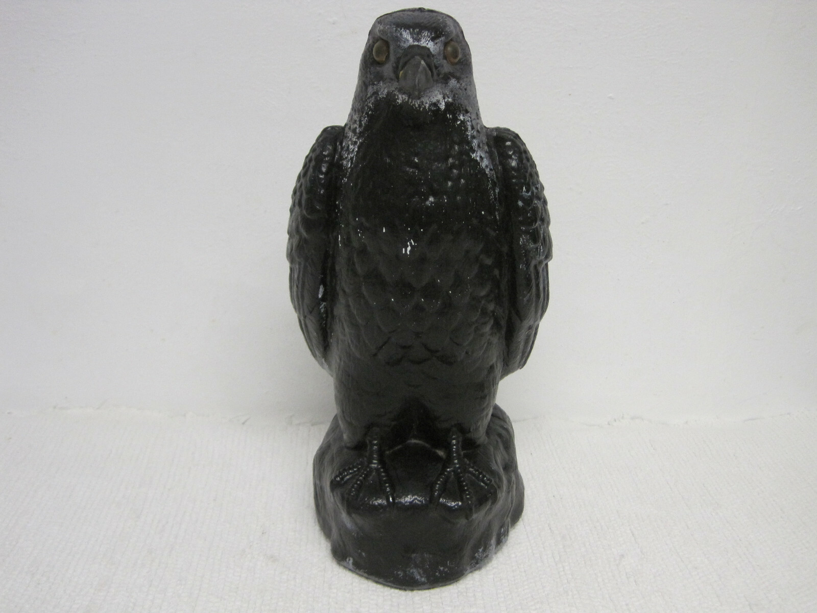 Artline Inc Model 4480 Black Plastic Blow Mold 14″ Hawk Hanging Lawn Yard Decoy