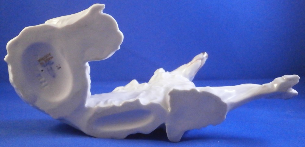 Augarten Porcelain Medium Size Painted Borzoi Dog Figurine Porzellan Hund Wien A