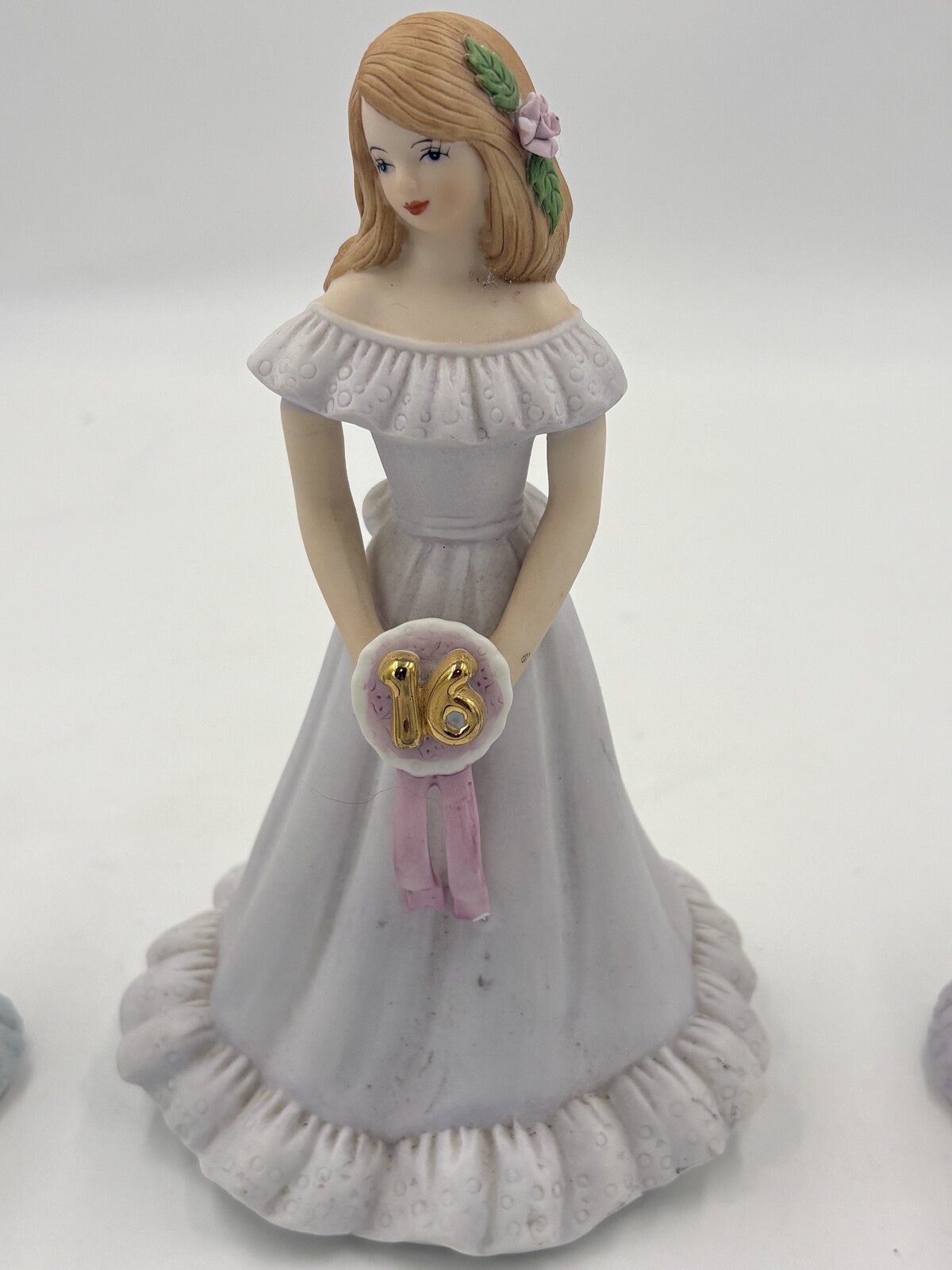 Enesco Growing Up Birthday Girls Figurines Lot Ages 1 4 6 8 10 16