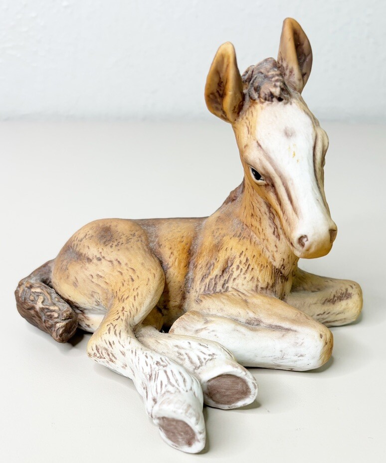 VTG Clydesdale Foal Horse 1980 Mexico River Shore R J Brown Figurine EUC-no Flaw