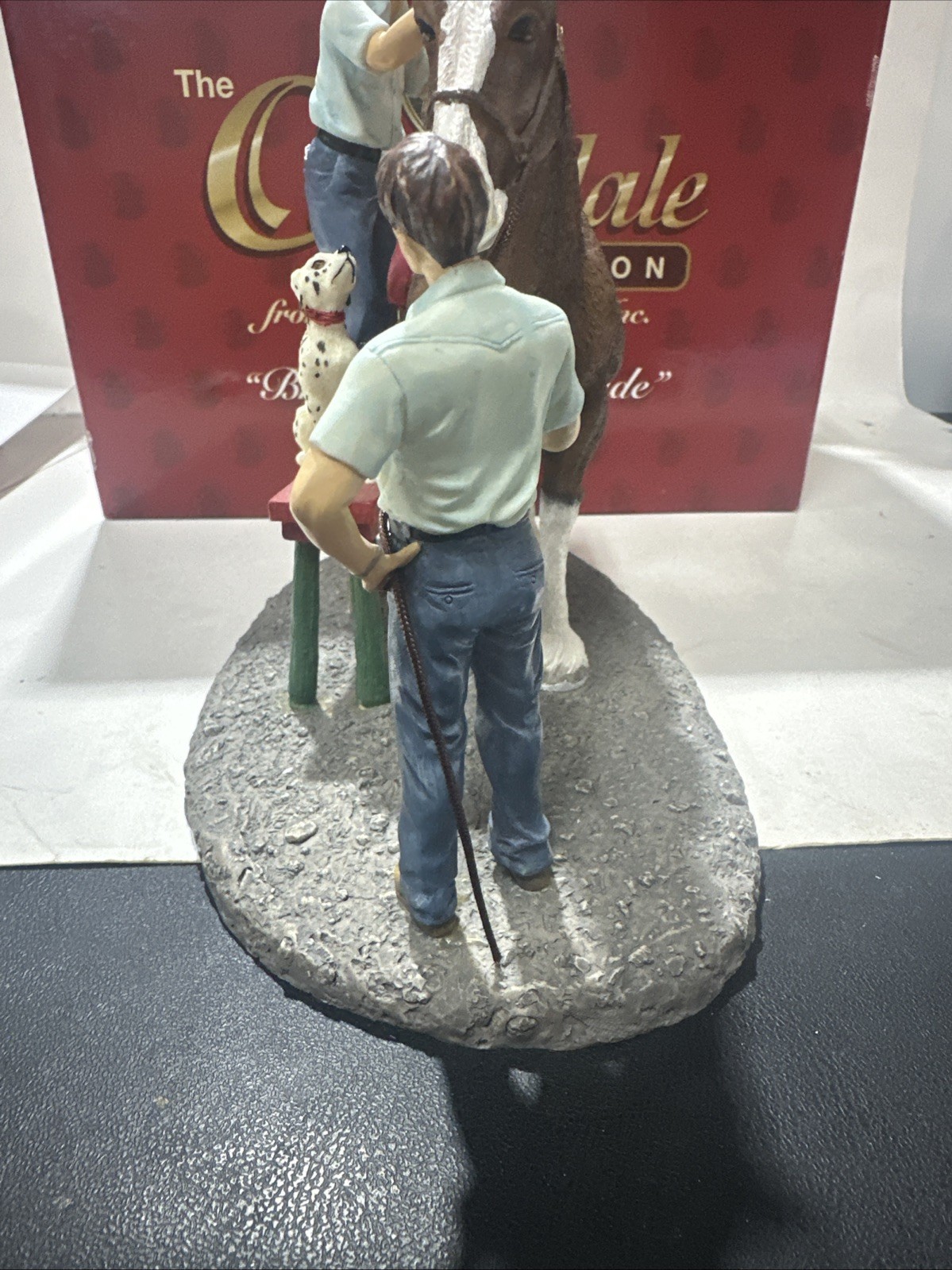 The Clydesdale Collection Anheuser-Busch, Inc. “Braiding For Parade” Figurine