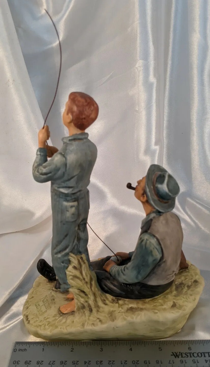 Norman Rockwell Gorham Spring Soaring Spirits Figurine 1969 Four Seasons 8 3/4″