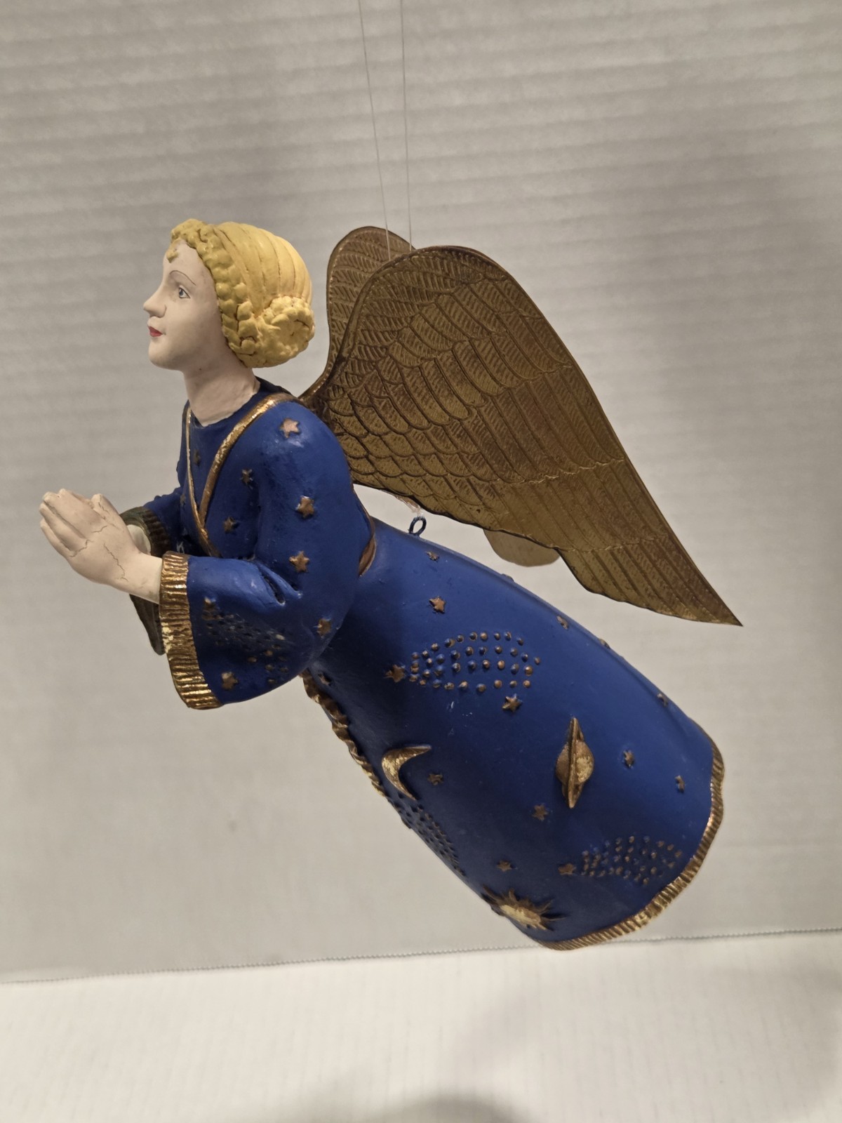 Vintage Celestial Galaxy Moons Stars Hanging Ornamental Angel