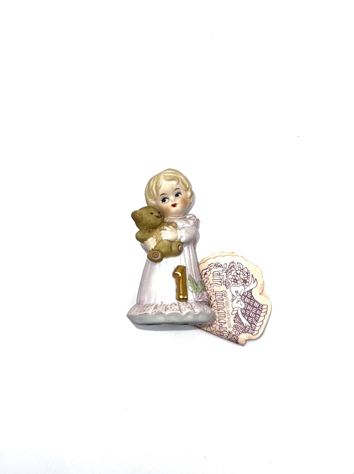 Growing Up Birthday Girls Enesco Set Ages 1-16 (13 boxes included) 1981 Blonde