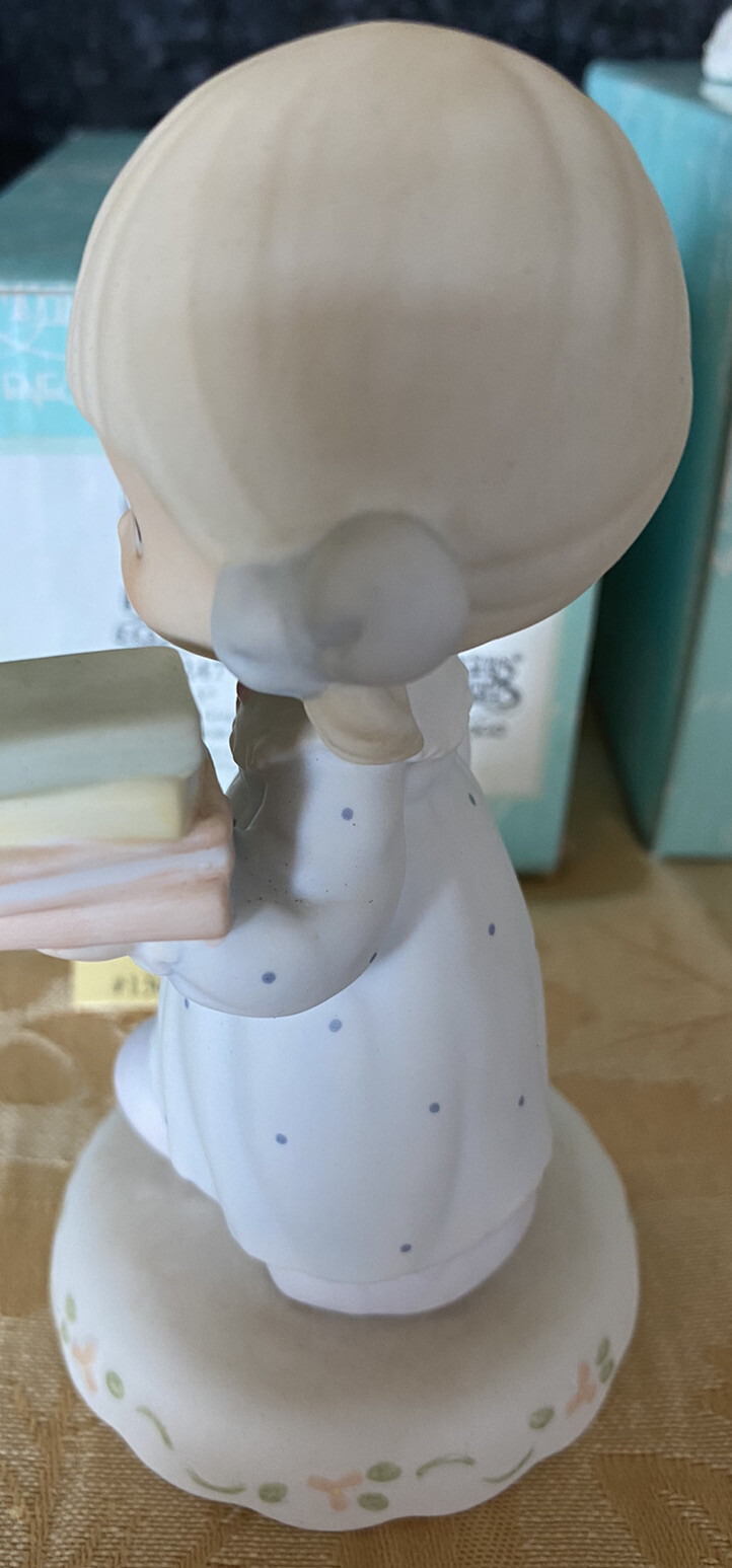 1994 Precious Moments Growing in Grace Figurine Ages 5 &6: 136247 & 136255 Boxed
