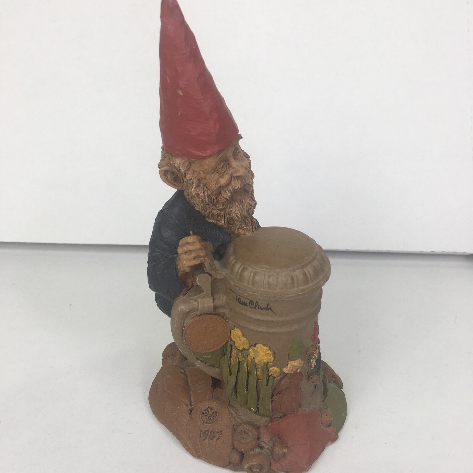 Vintage Tom Clark Gnome Signed 1987 FRANK & STEIN # 58 Windsor Shoppe Promotion