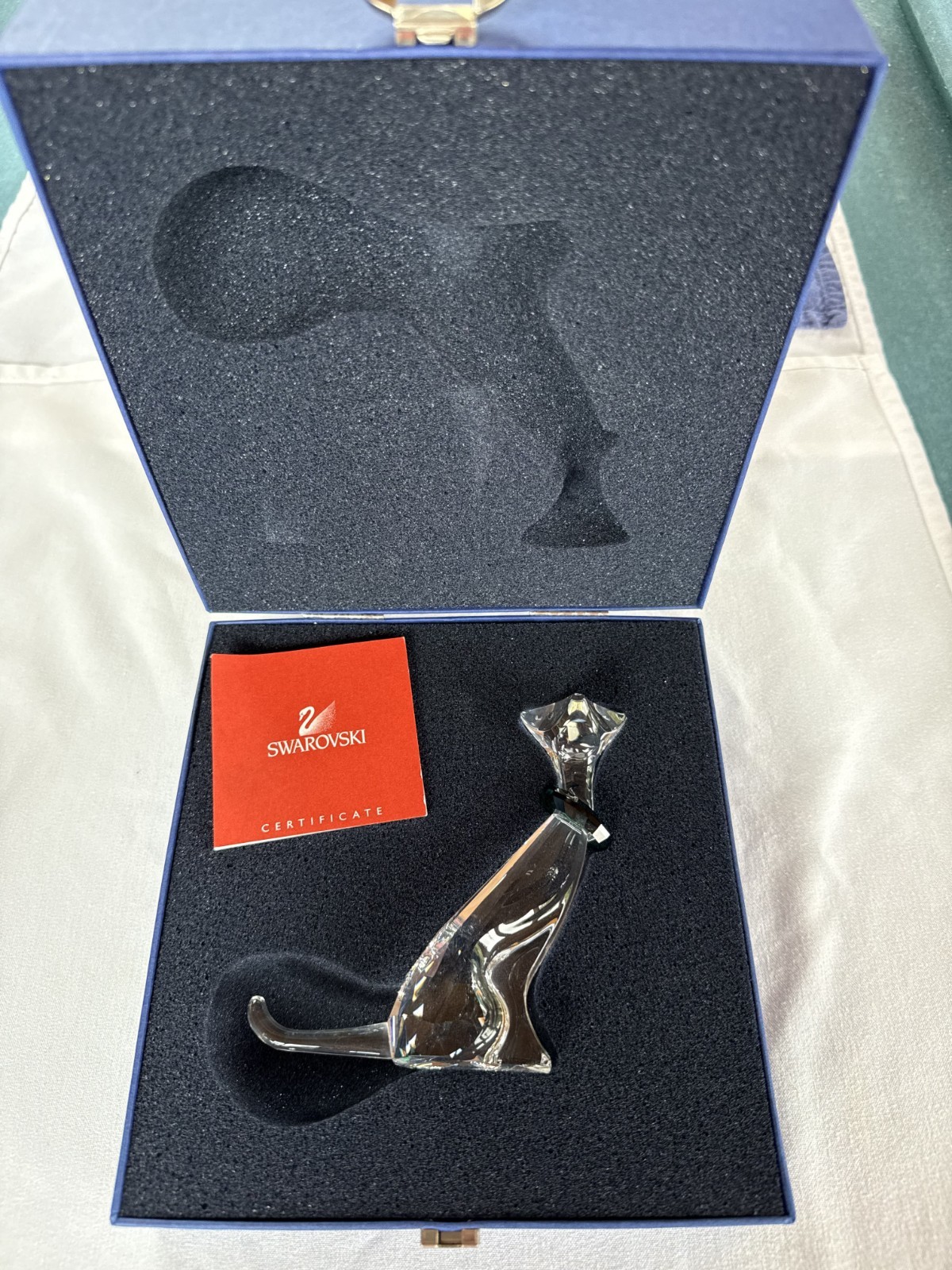 Swarovski Symbols The Cat Original Box Retired A 7685 NR 000 0