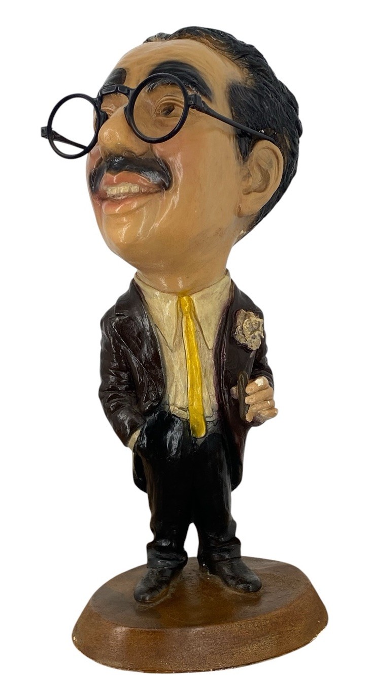VTG 1970’s Groucho Marx ESCO Chalkware Statue 16in Comedy Figure w/ Glasses Rare