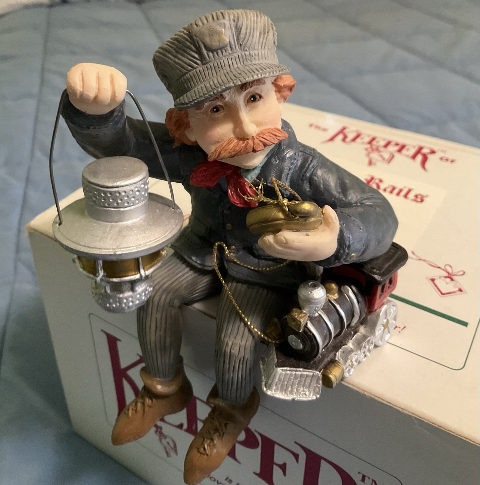 Collectible Figurine Shenandoah Designs The Keeper of The Rails FREE SHIPPING