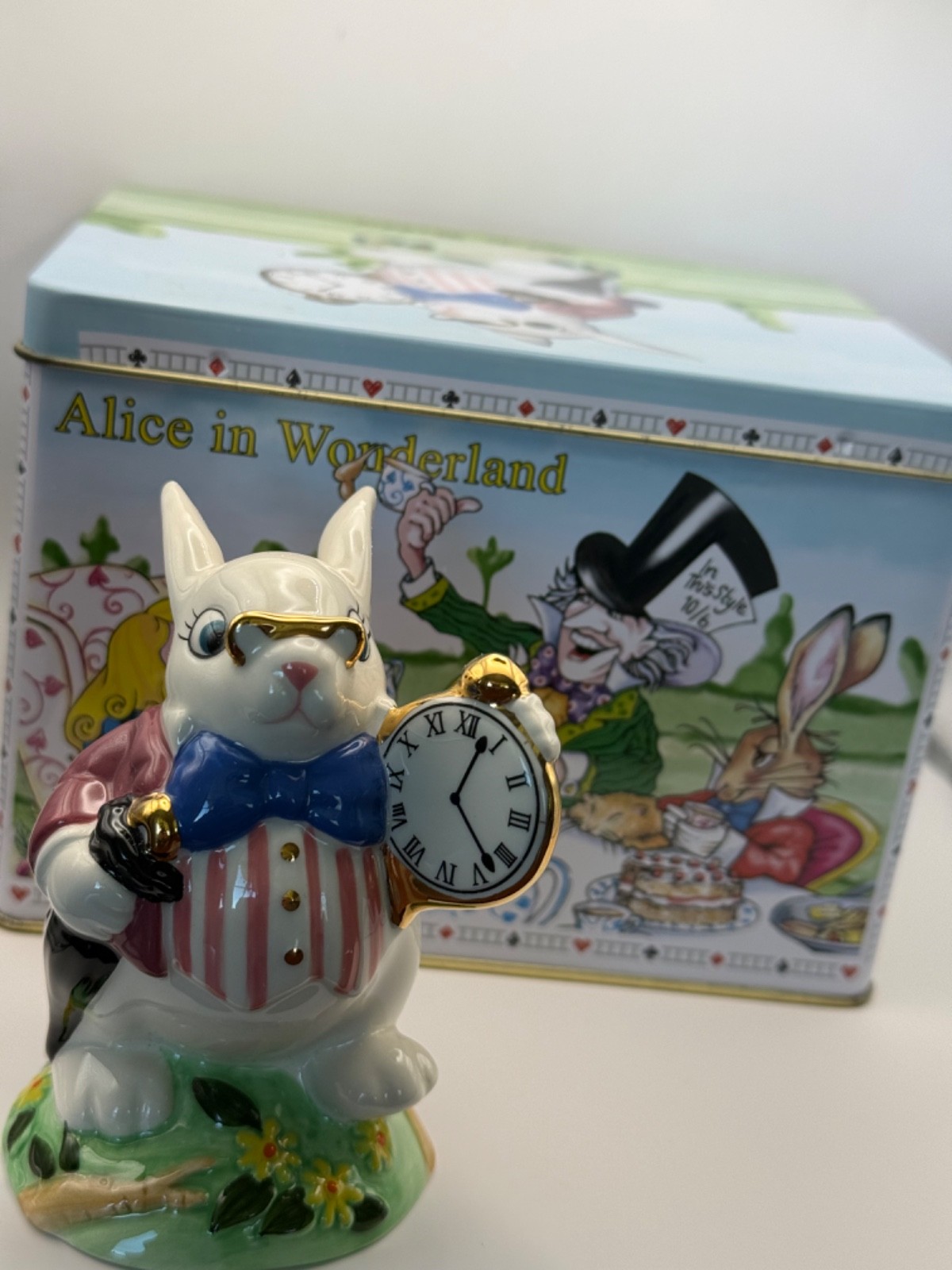 Beswick Alice in Wonderland White Rabbit Figurine by Paul Cardew