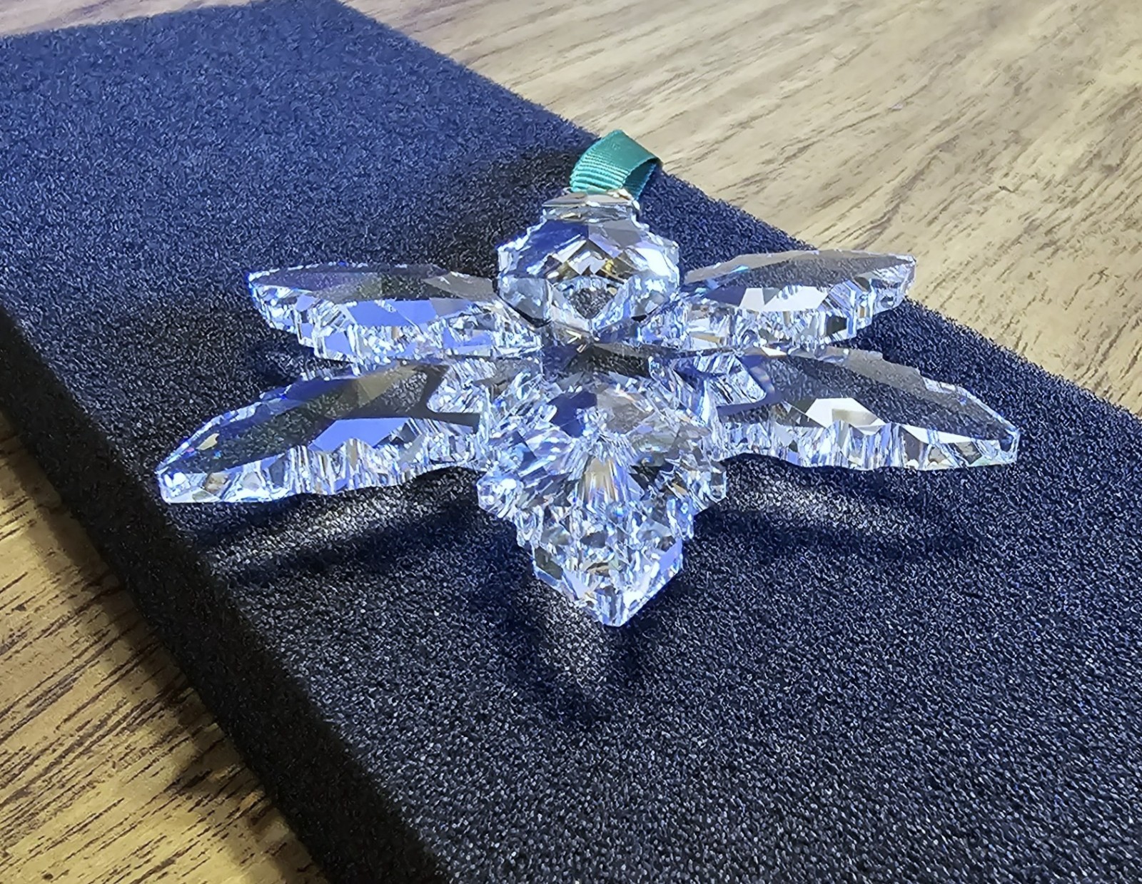 ❄️ Swarovski Crystal 2024 A.E., Large, Winter Snowflake Ornament, w/ Ribbon, NIB