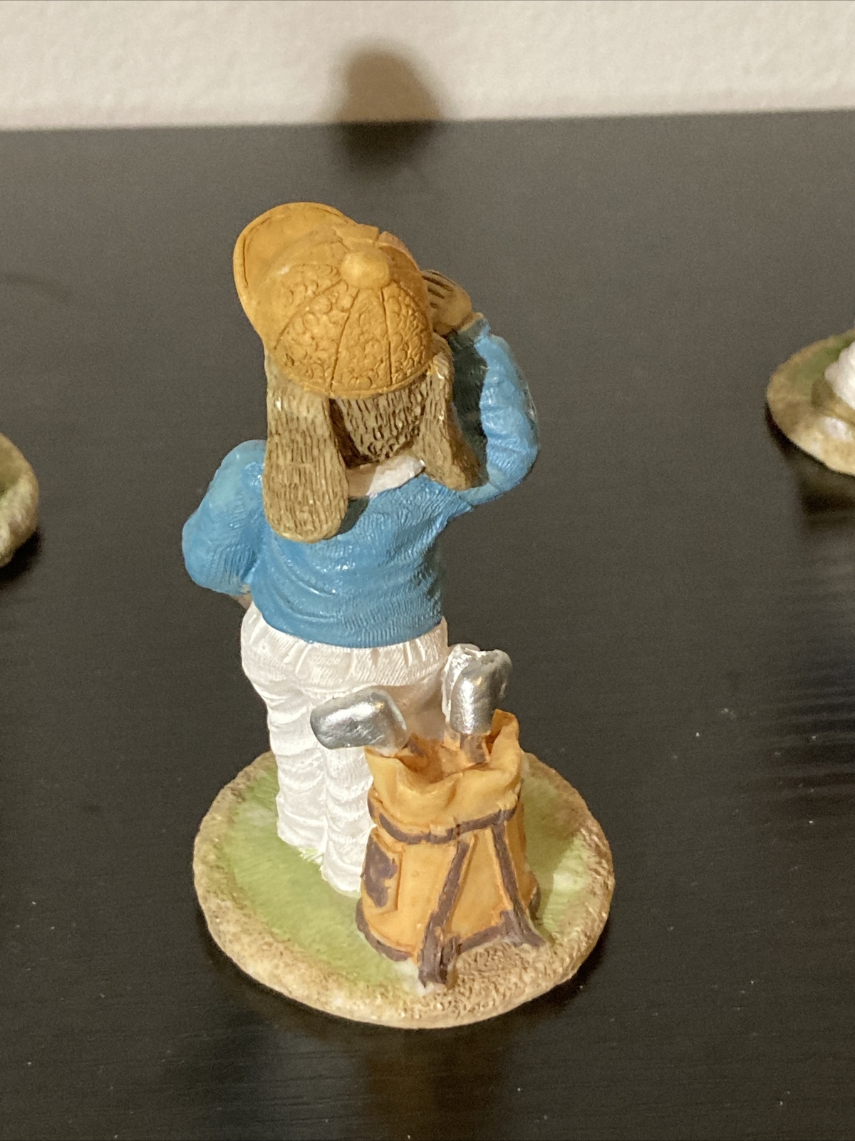 Lot Of 3 – 1998 Ceramic/resin golf DOG figures VINTAGE!!!! 3 1/2 Inch Tall