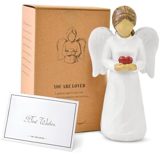 Sympathy Gift Angel, Memorial Gifts, Healing Angel Gifts for angel with heart