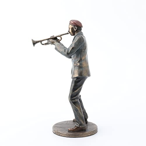 Veronese JAZZ BAND CASUAL TRUMPET PLAYER STATUE,Sculptures & Figurines