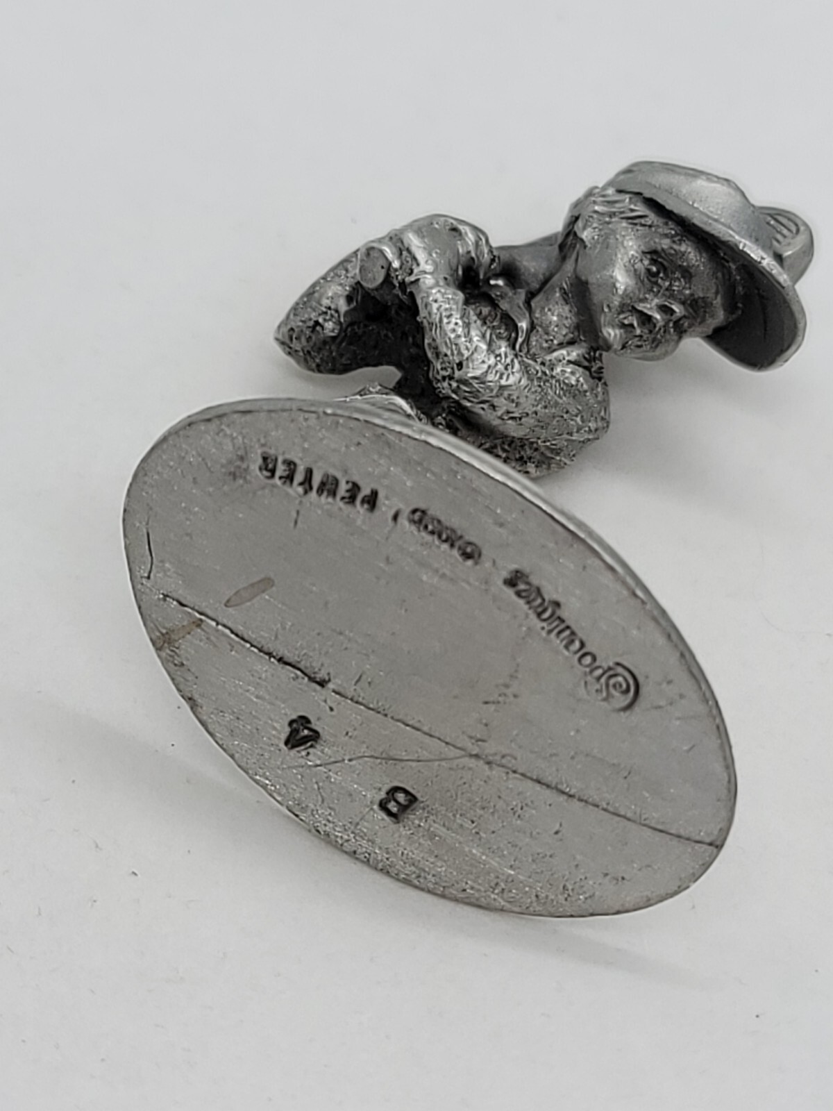 Spoontiques Female Golfer Pewter B4 VTG 1990 Figurine Mini Minature