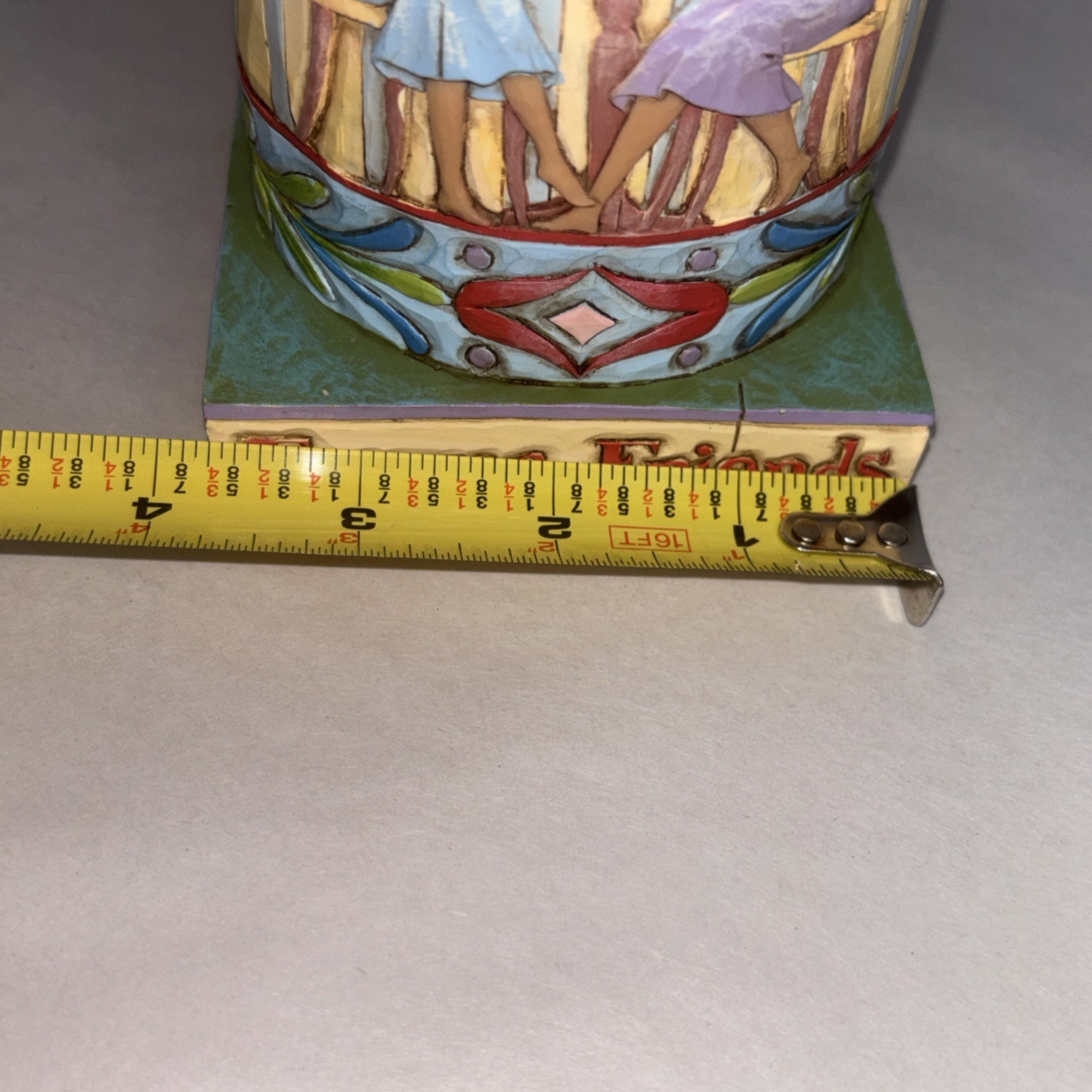 Jim Shore friendship makes life worth living figurine wTag Heartwood Creek 9 3/4