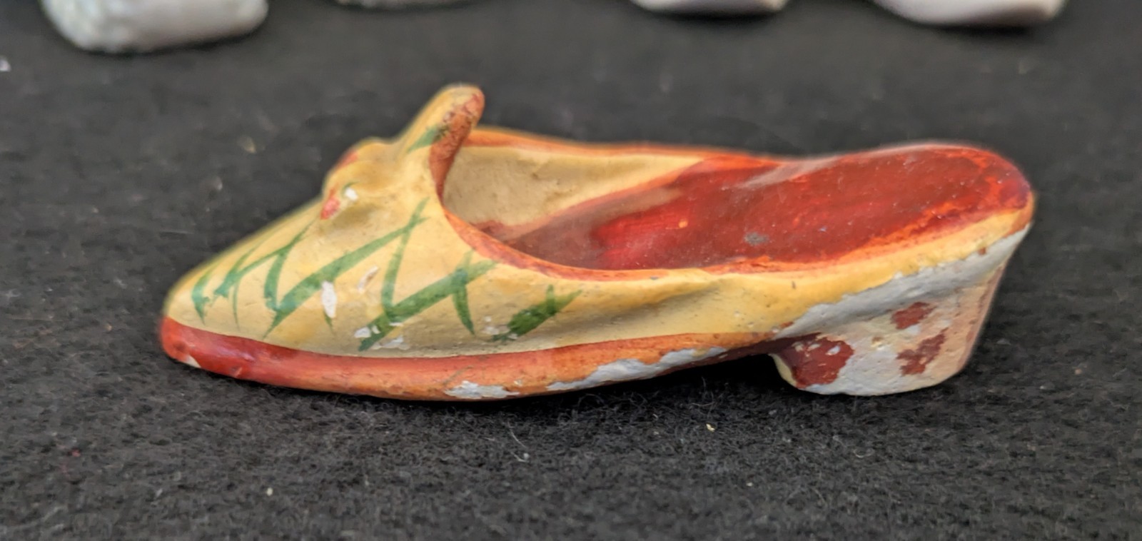 Vintage Japan Porcelain Miniature Shoe Boots Figurines Lot of 14