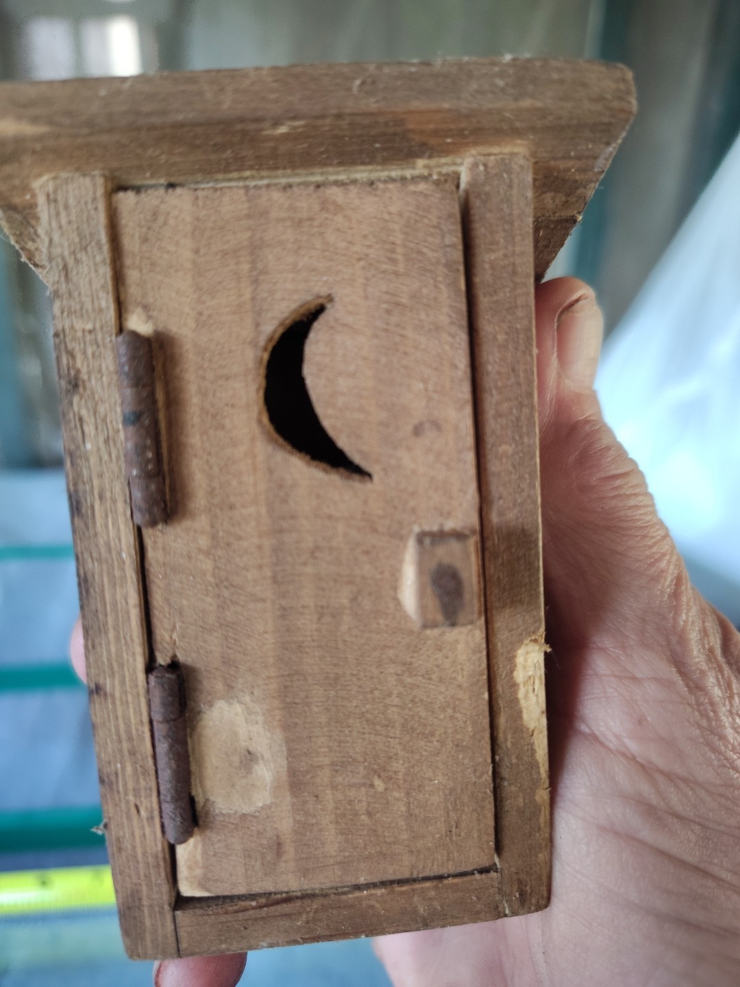 Wood Small Outhouse Craving