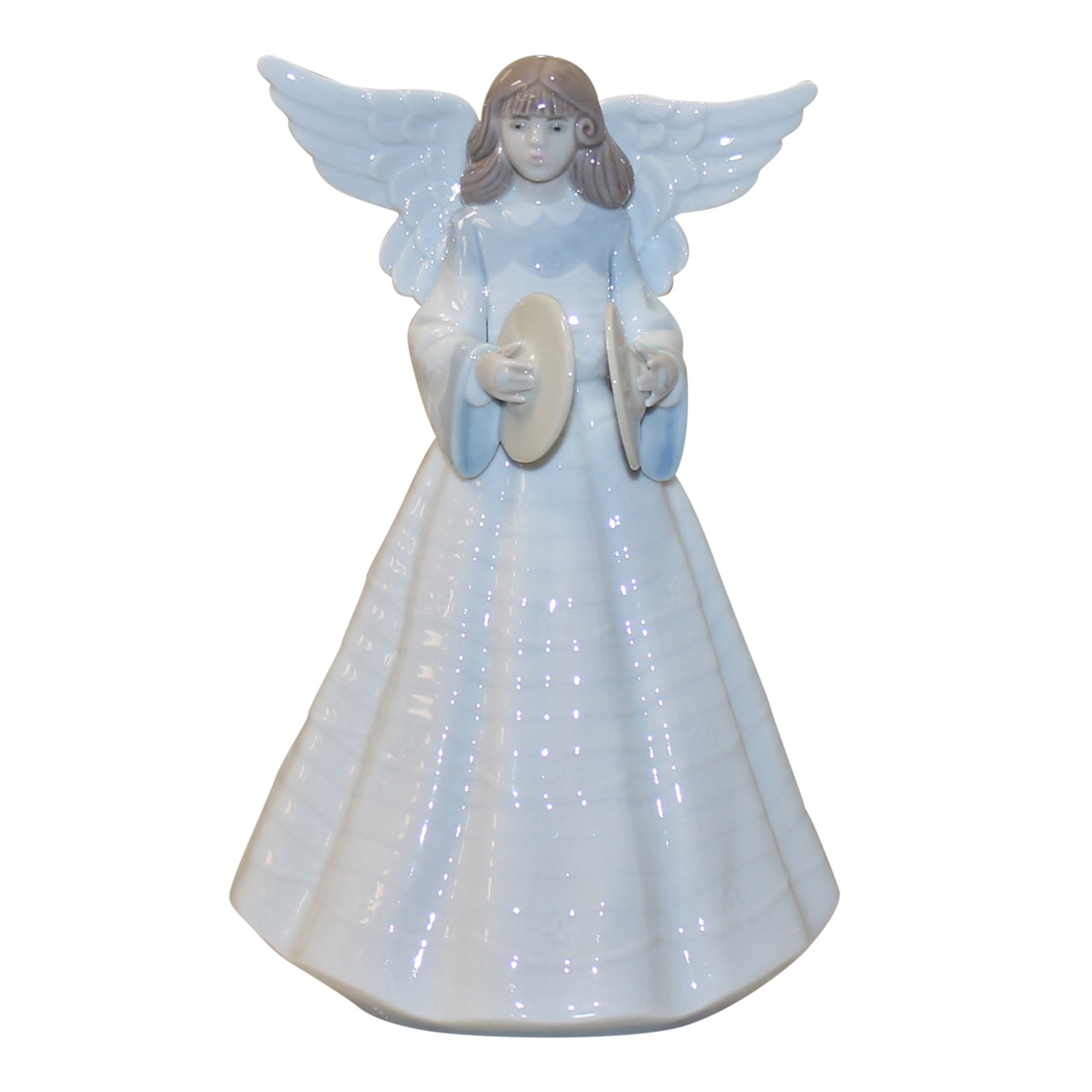 Lladro Figurine: 5876 Angelic Cymbalist, No/ Box