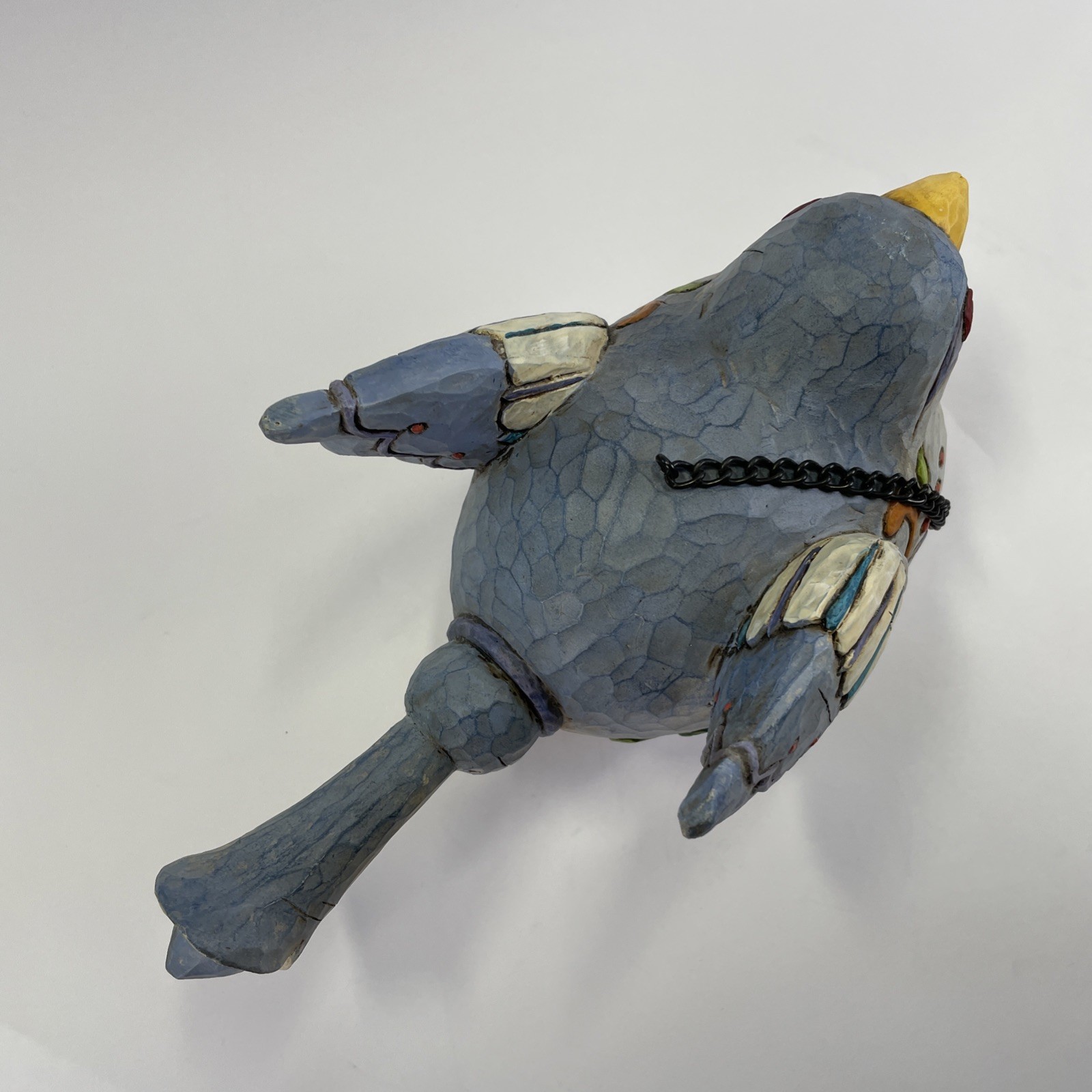 Jim Shore 2005 Heartwood Creek Hanging Blue Bird Birdhouse 4005276