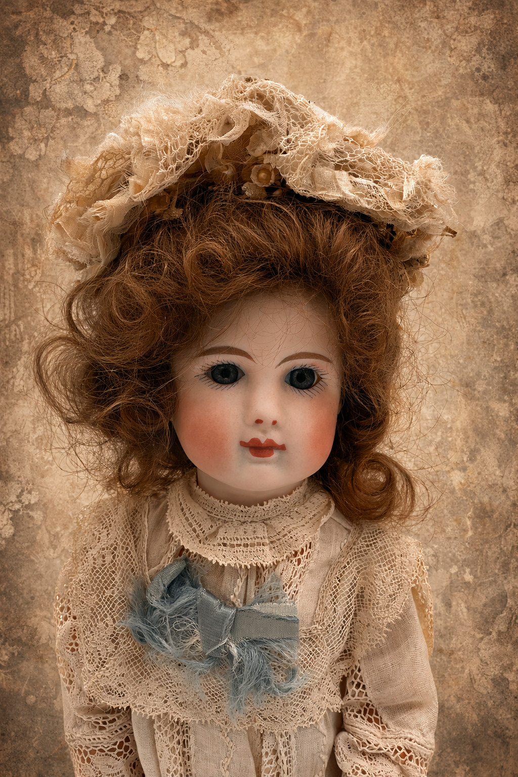 BEAUTIFUL ANTIQUE FRENCH STEINER FIGURINE A-3 10″ BEBE DOLL